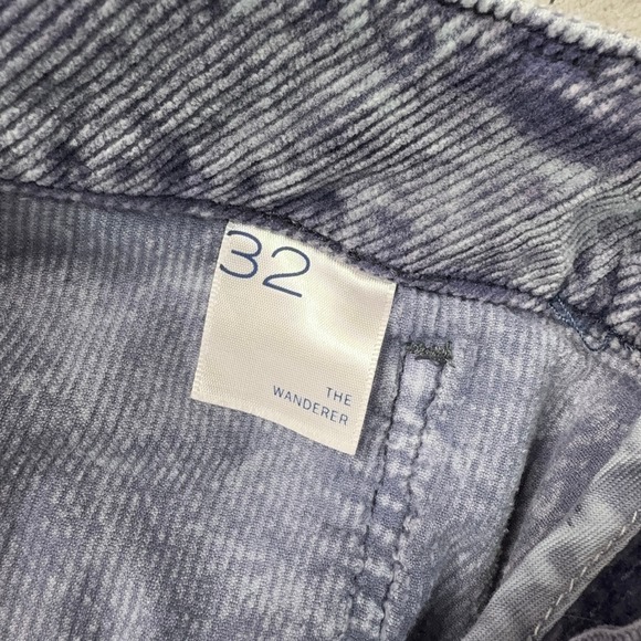 Pilcro Pants Women's 32 THE WANDERER Gray Corduroy Straight Leg Utility Trousers - Picture 7 of 16